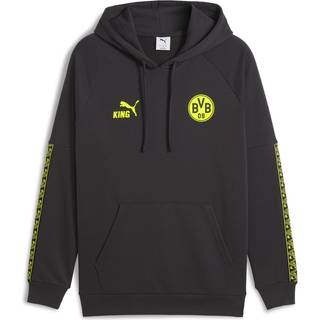 PUMA Borussia Dortmund KING Hoodie Men, Sport, Flat Dark Gray/Yellow Alert, XXL