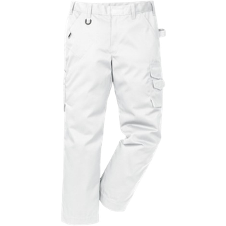 Kansas 113099 Icon One Arbejdsbukser med lårlomme-Hvid-C156