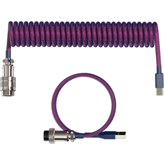 MaxCustom Aviator Coiled Cable USB-C - Lila