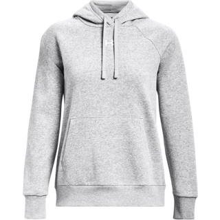 Under Armour Women's UA Rival Fleece Hoodie Mod Gray Light Heather, XL