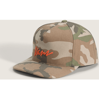 Vans - Classic Script Snapback Hat, Man, Brown, Size: One size - Brown - One size