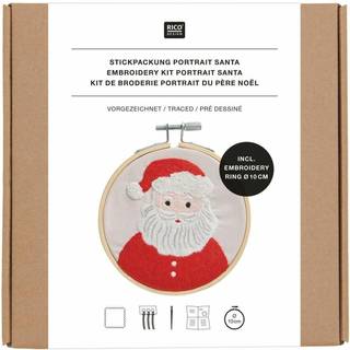 Stickpackung Santa vorgezeichnet