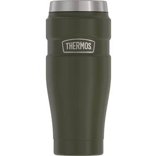 Thermos rustfrit konge vakuumsisoleret rejsembler 16 ounce h?rgr?n