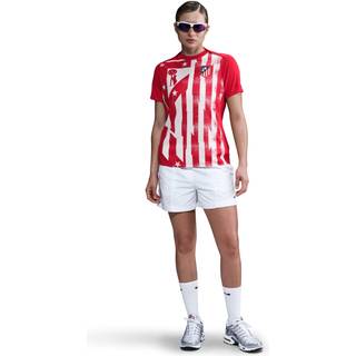 Kortærmet Club Atlético de Madrid Academy Pro Home Nike Dri-FIT-opvarmningstrøje til fodbold til kvinder - rød - M (EU 40-42)