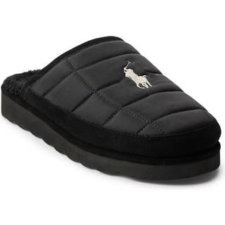 Ralph Lauren Reade Scuff Slippers Black
