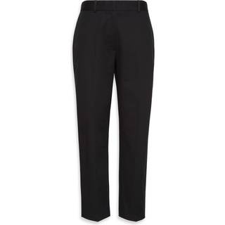 Cotton Stretch Straight Fit Chino Pants - Black - 8