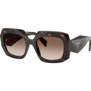 Prada Kvinde PR B23S 17N10S Solbriller Acetat Skildpadde Brun Firkantet Normal Skygge