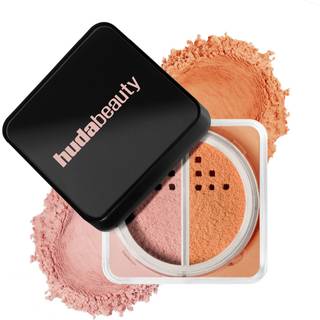 Huda Beauty - Easy Bake Loose Powder Duo - Løst Fikserende Puddersæt - Easy Bake Duo Pink Pumpkin - For Women