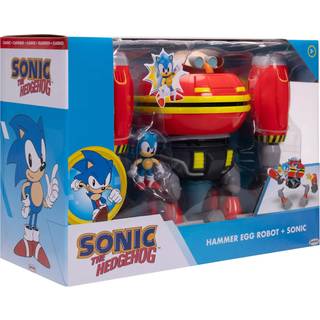 Sonic og Hammer Egg robot legesæt (På lager i butik)