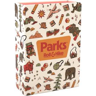 Keymaster Games Parks Roll & Hike | Strategic Dice Game | Utforska Wild Wonder från USA: s nationalparker på Game Night | Förpackningsbart resesp