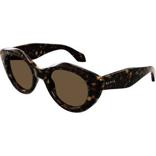 Azzedine Alaia AA0091S 002 50 Solbriller Kvinder Tortoiseshell - Dark Tortoise - 50mm
