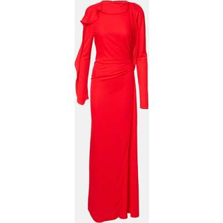 Victoria Beckham Draped maxi dress - red - L
