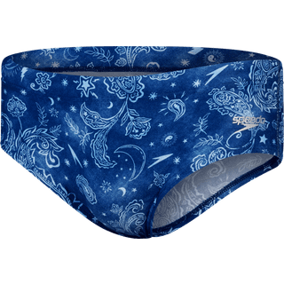 Men's Club Training 13.5cm Allover Brief Blue