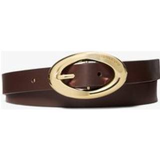 MK Leather Belt - Brown - Michael Kors - S