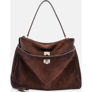 Balenciaga Rodeo Medium suede tote bag - brown - One Size