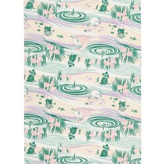 Moomin Arabia Stranddag Mumi viskestykke 50x70 cm