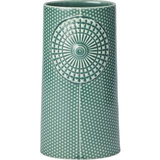 Pipanella Dot Oval Vase, Spruce