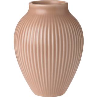 Knabstrup Keramik Ripple vase rosa H12.5 cm
