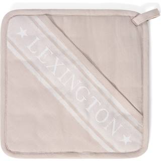 Lexington Icons Organic Cotton Jacquard Star Grydelap / Beige - Grydelapper & Grillhandsker Bomuld Hvid - 10003075-7661-ONE