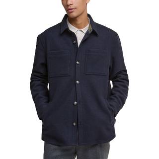 Marlow Tailored Overshirt, Navy Marl, XXL