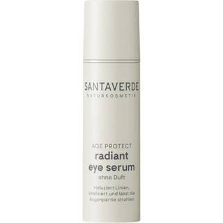 Santaverde ANSIGTSPLEJE AGE-PROTECTradiant eye serum ohne duft 10 ml (27.208,00 kr / 1 l) - 10 ml