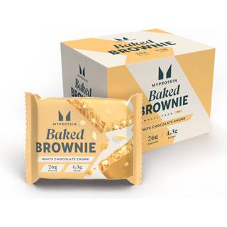 Baked Brownie - 6 x 75g - White Chocolate Chunk