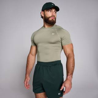 MP Training Short Sleeve Baselayer til mænd – Deep Sage - XL - Grøn
