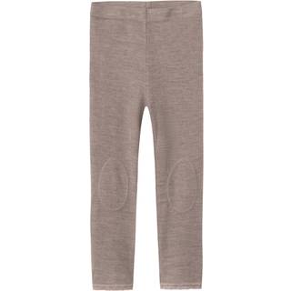 Name It Leggings Satellite Med Hulmønster i Merinould - Str. 5y 110cm