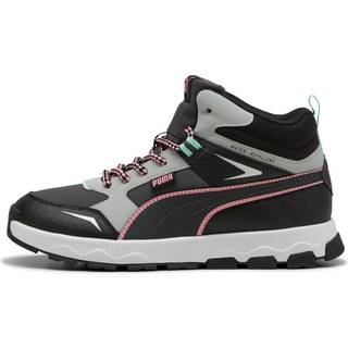PUMA Evolve Trail Sneakers Youth, Shoes, Dusky Gray/Pinkscape/Black, 35.5