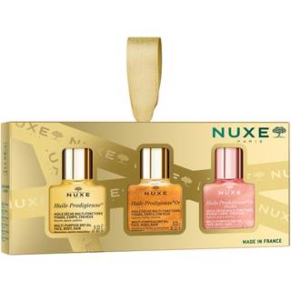 Nuxe Huile-Prodigieuse Huile-ProdigieuseDe 3 vidunderlige sæt Huile Prodigieuse 10ml + Huile Prodigieuse Or 10ml + Huile Prodigieuse Or Florale 10ml 1 Stk. (89,00 kr / 1 stk.) - 1 Stk.