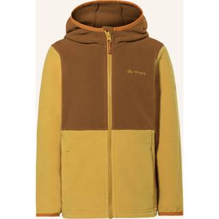 Vaude Kid's Pulex Hooded Jacket II Fleecejakke Børn størrelse 146/152 farve beige/brun