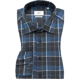 MODERN FIT Shirt in dark blue checkered