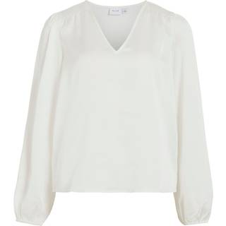 Viellette V-udskæring Top Med Lange Ærmer