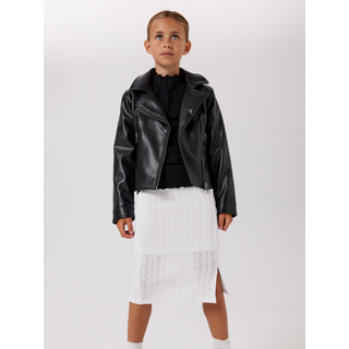 NAME IT Pu Læder Jakke Madina Black