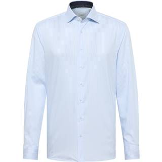 SLIM FIT Shirt in sky blue striped