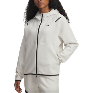 Sweatshirt med hætte Under Armour Unstoppable Fleece Hooded Jacket Women 1379842-110 Størrelse XS