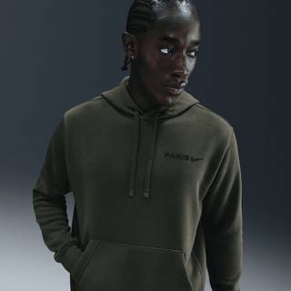 Paris Saint-Germain Club Nike Football-hættetrøje i fleece til mænd - grøn - grøn - XL