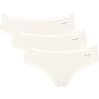 Sloggi 3-pak GO Crush Hipster Briefs - Ivory-2 - Medium