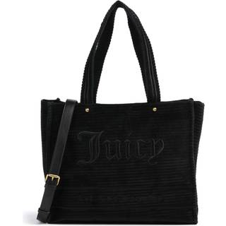 Juicy Couture Iris Velvet L Shopper taske sort