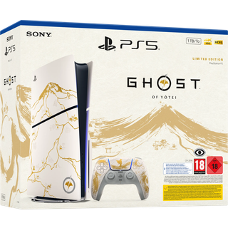 PlayStation 5 Slim spillekonsol (Ghost of Yotei limited edition) 1TB