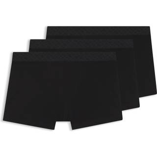 BOSS Black Herren Trunks schwarz Baumwolle & Mix unifarben
