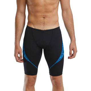 TYR lange badebukser til mænd - Curve Splice - Sort/lyseblå