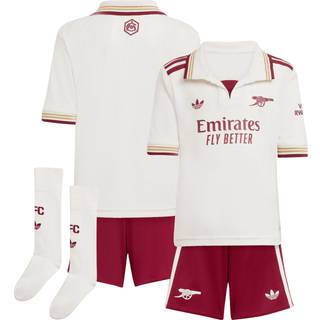 Arsenal 25/26 Third minisæt til børn - Cloud White / Team Coll Burgundy 2 - 110