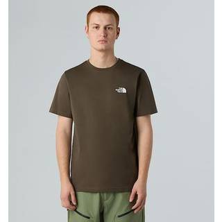 The North Face S/S Simple Dome Tee T-shirt Herrer størrelse XS farve brun