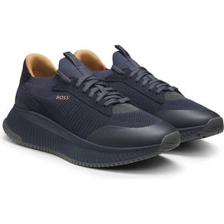 BOSS Titanium EVO Runner Trainers Navy