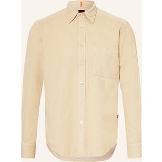 BOSS ORANGE Relegant Corduroy Shirt Light Beige