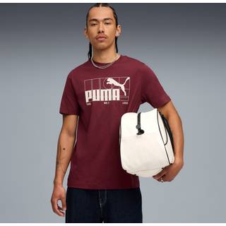 PUMA Graphic No.1 Logo Tee Men, Clothing, Ruby Shimmer, L