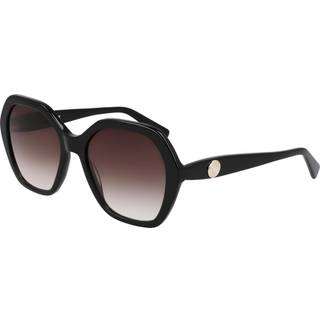 Longchamp LO759S 001 54 Solbriller Kvinder Black - Black - 54mm