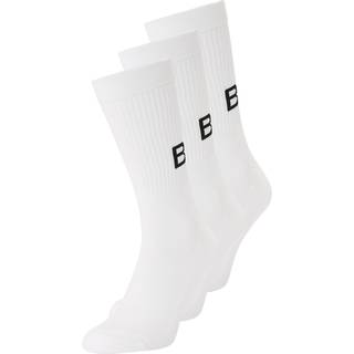 Björn Borg Core Crew Polyamide Socks 3-pack Hvid, 41-45