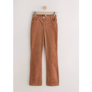 Next Tan Brown Corduroy Bootcut Hourglass Trousers